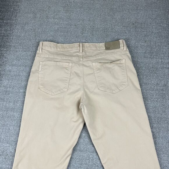 Paige Jeans Mens 34 Normandie Tan Japanese Twill Chino Straight - Picture 11 of 16